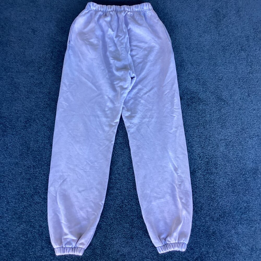 White Fox Light Blue Sweatshirt and Sweatpants Set – Medium - Picture 11 of 16